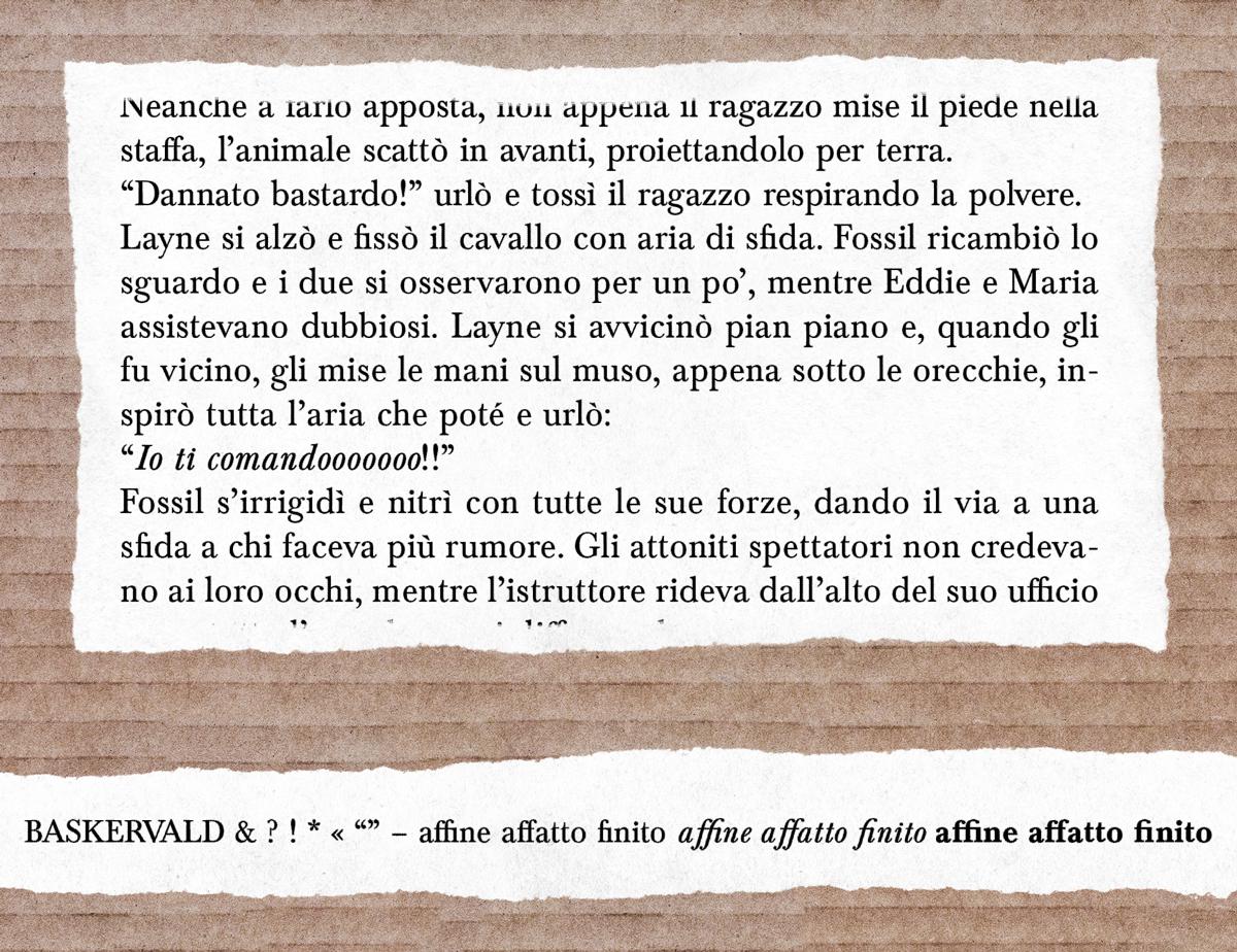 Baskervald - Miglior font gratuito per libri