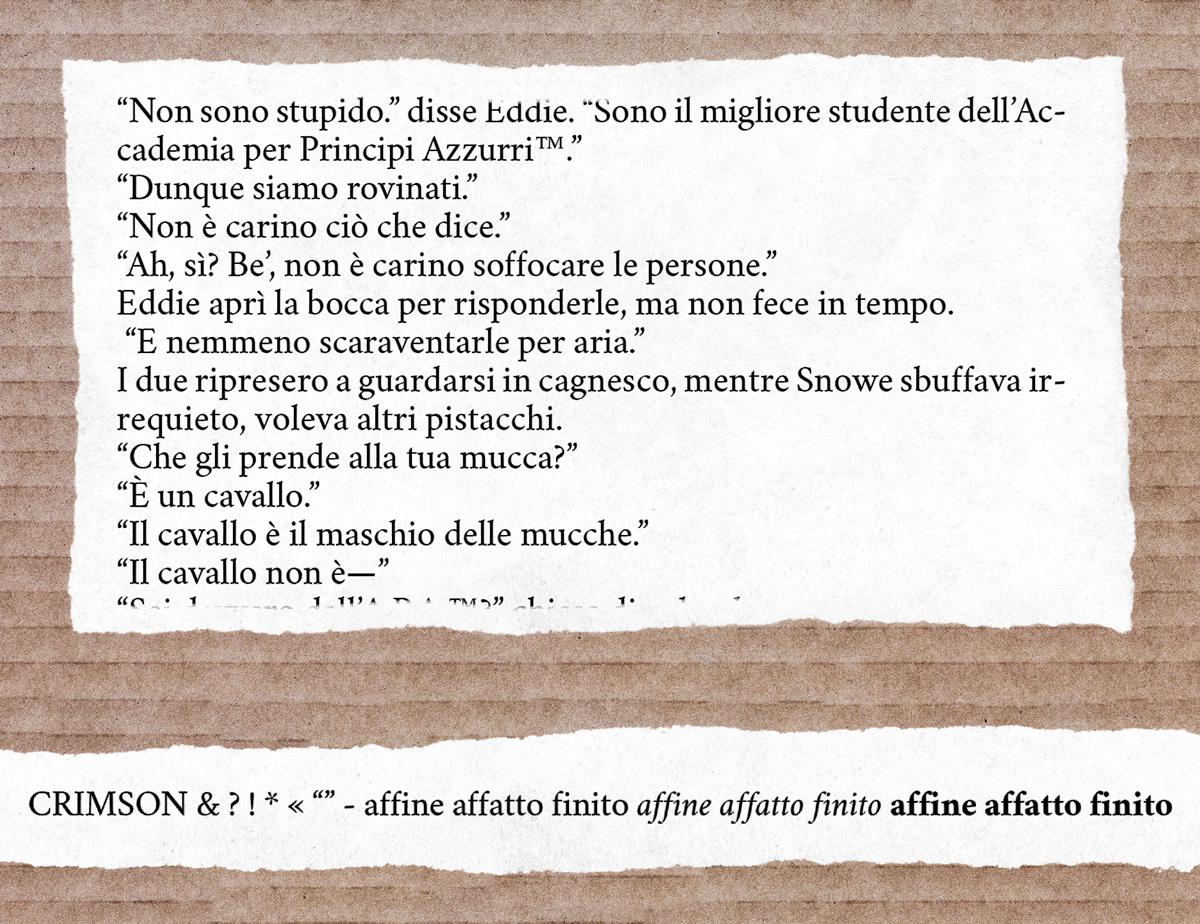 Crimson Text - Miglior font gratuito per libri