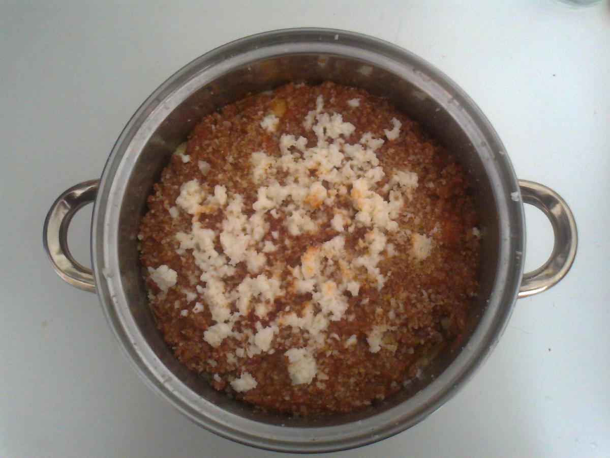 • La Cacca di piccioni pronta per il forno
