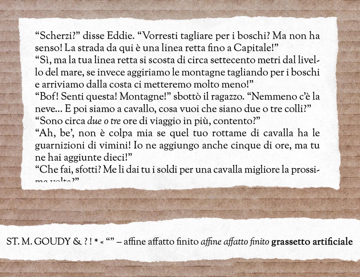 Sorts Mill Goudy - Miglior font gratuito per libri